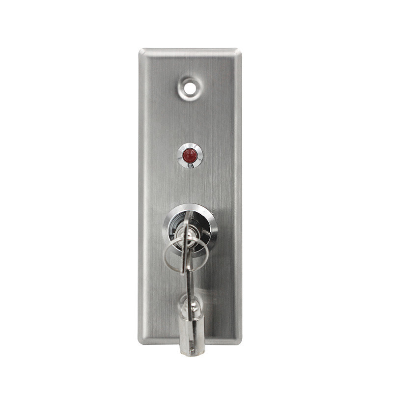 Anti Corrosion Security Electric Key Lock Switch , Momentary Contact