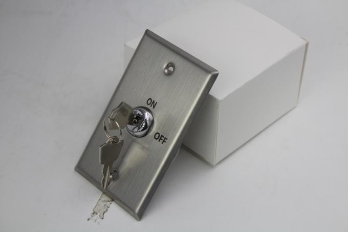 Waterproof Electric Key Switch With Laser Printing Metal Backbox ...