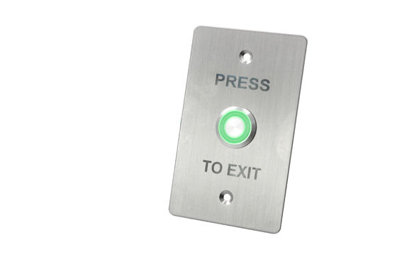 Stainless Steel Door Release Push to Exit Button with LED Indication