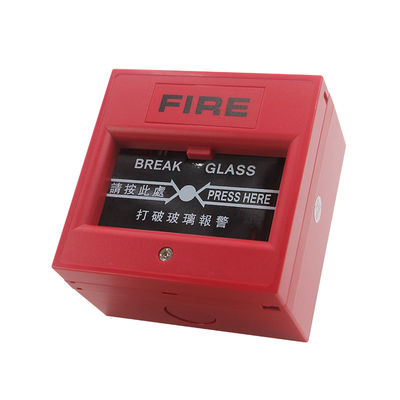 Manually Operated Break Glass Call Point Emergency Door Release Switch With Signal Output