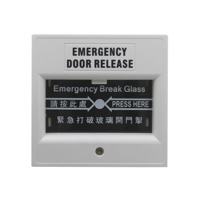 Fireproof ABS Material Break Glass Call Point Emergency Door Release Button