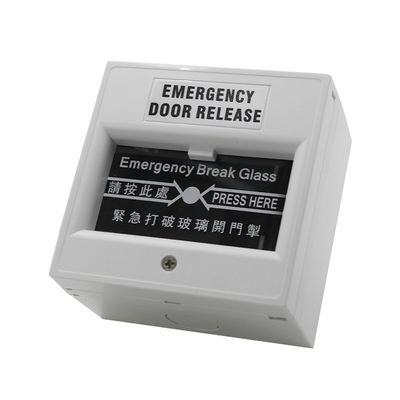 Fireproof ABS Material Break Glass Call Point Emergency Door Release Button