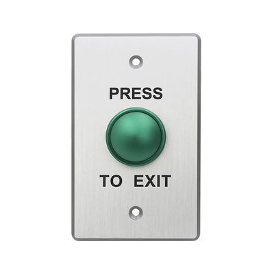 Mushroom Push Button with Metal Plate and Square ANSI Size
