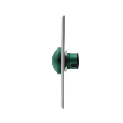 Mushroom Push Button with Metal Plate and Square ANSI Size