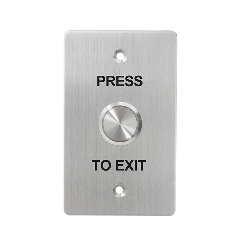 Stainless steel Push To Release Button Customised Sign Super Contact Area